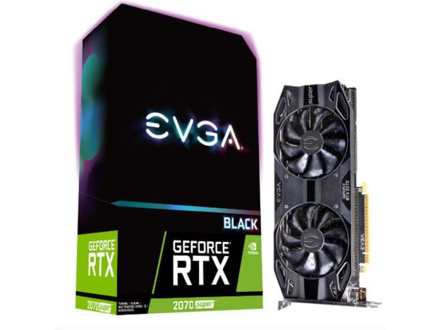 imagem de Placa de Video Evga Geforce Rtx 2070 Super 8gb Black Gaming Pci 3.0 Ddr6 256bit - 08g-P4-3071-Kr