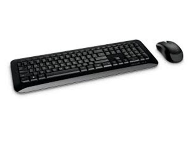 imagem de Kit Teclado e Mouse Microsoft Wireless 850 Preto - Py9-00021