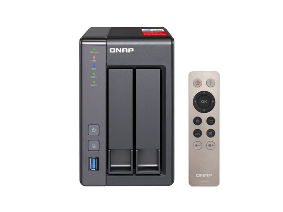 imagem de Storage Nas Qnap 2-Bay Quad Core 2.0 Ghz 2 Gb Ddr3 64 Bits - Ts-251+-2g-Us