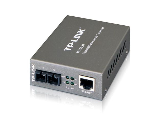 imagem de Conversor de Fibra Optica Tp-Link Mc200cm Multimodo 10/100/1000m (Auto Mdi/Mdix)