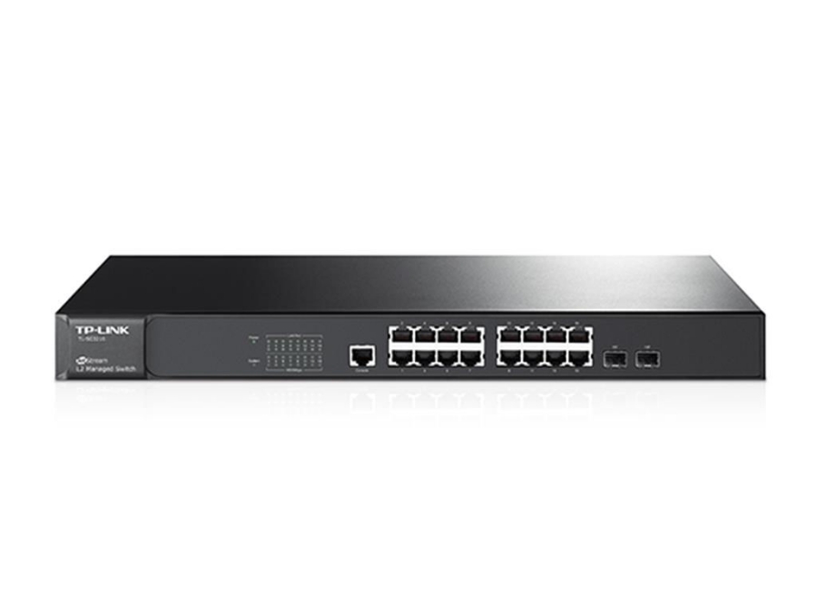 imagem de Switch Tp-Link 16 Portas Tl-Sg3216 10/100/1000mbps 2 Slots Sfp