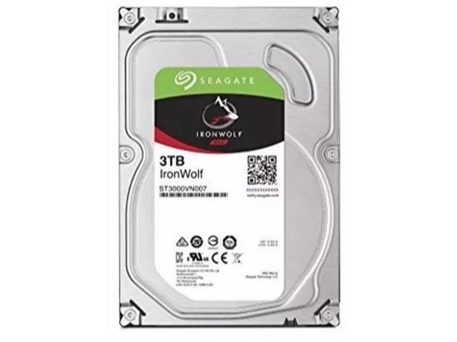 imagem de Hdd Seagate Ironwolf 3 Tb P/ Nas - St3000vn007