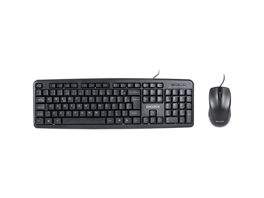 imagem de Kit Teclado e Mouse com Fio Usb Hoopson - Tpc-052k