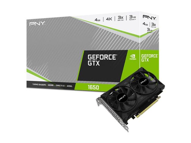 imagem de Placa de Video Pny Geforce Gtx 1650 4gb Ddr6 128bits - Vcg16504d6dfppb