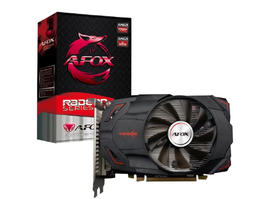 imagem de Placa de Video Afox Radeon Rx550 2gb Ddr5 128 Bits - Hdmi - Dvi - Dp - Afrx550-2048d5h3
