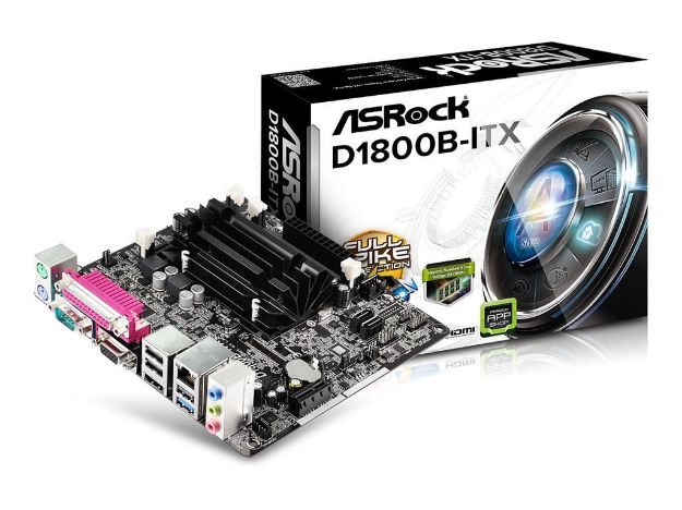 imagem de Placa Mae Asrock Mini Itx - D1800b-Itx - c/ Intel Celeron Dual-Core
