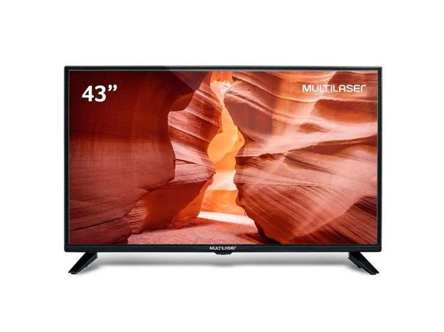 imagem de Tv Multilaser 43" Led Full Hd 2x Hdmi Usb c/ Conversor Digital- Tl018