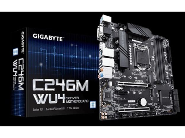 imagem de Placa Mae Gigabyte Intel (1151) Ddr4 Micro Atx - C246m-Wu4