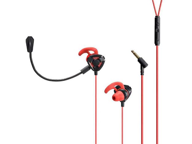 imagem de Headset Warrior Gamer Ariki P3 Stereo Earphone Preto/Vermelho - Ph296