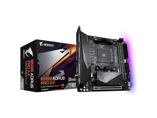 imagem de Placa Mae Gigabyte Amd (Am4) Ddr4 Mini-Itx - B550i Aorus Pro Ax 1.0