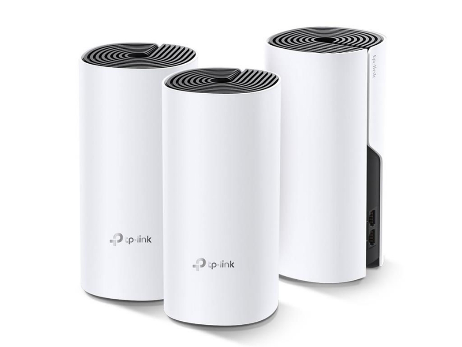 imagem de Roteador Tp-Link Deco E4 (3-Pack) (Us) Wi-Fi Mesh Dual Band Ac1200 10/100mbps - Tpn0228