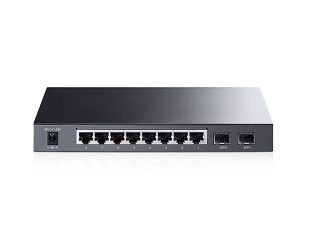 imagem de Switch Tp-Link 8 Portas Tl-Sg2210p Poe 10/100/1000 Mbps + 2 Portas Sfp - Tpl0312