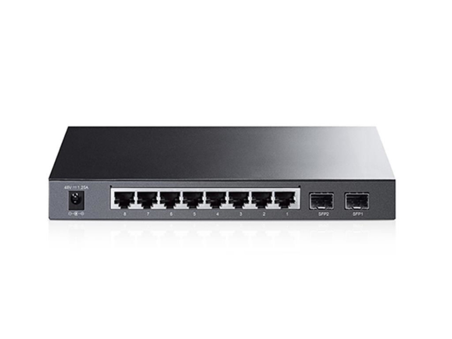 imagem de Switch Tp-Link 8 Portas Tl-Sg2210p Poe 10/100/1000 Mbps + 2 Portas Sfp - Tpl0312