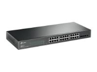 imagem de Switch Smart Tp-Link 24 Portas T1600g-28ts 10/100/1000 Gigabit + 4 Slots Sfp Gerenciavel - Tpn0137