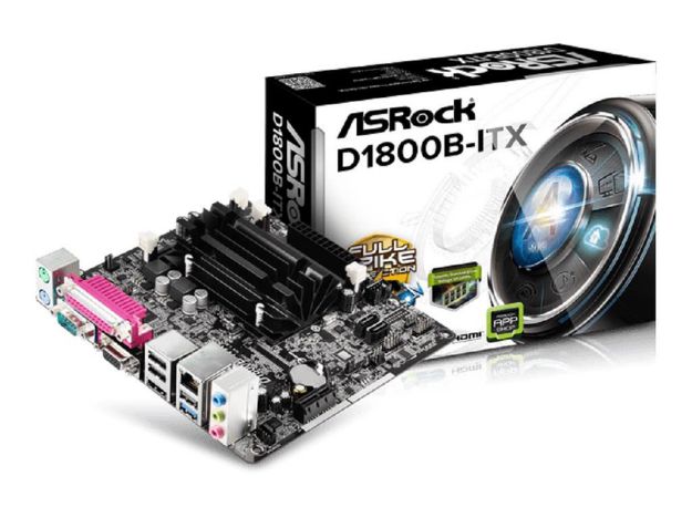 imagem de Placa Mae Asrock Mini Itx - D1800b-Itx - c/ Intel Celeron Dual-Core