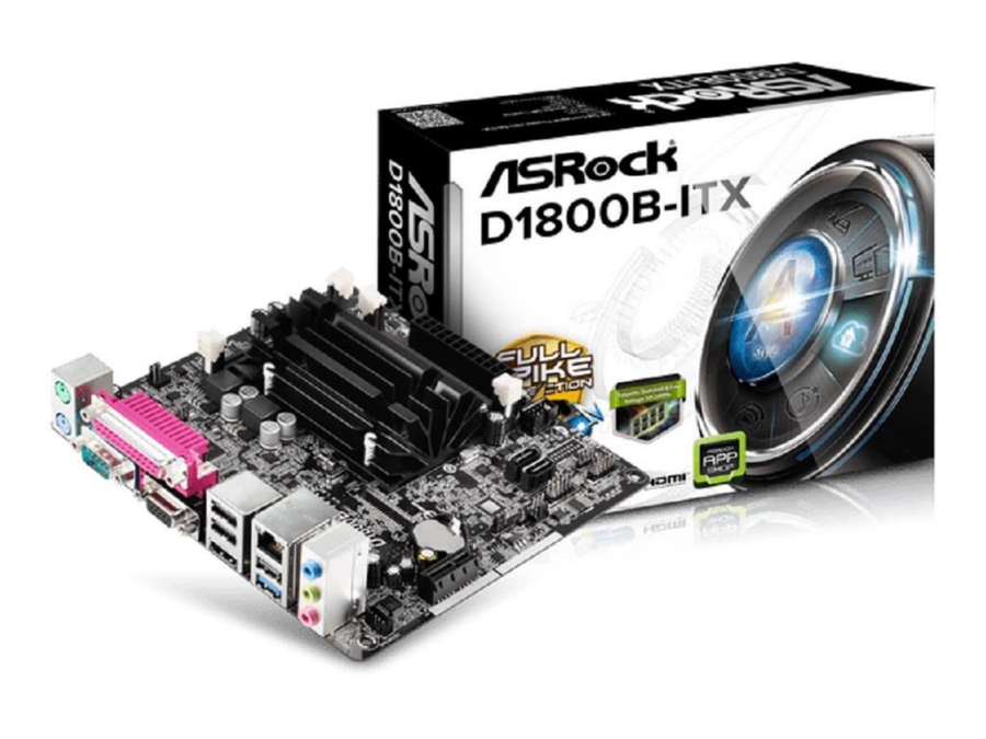 imagem de Placa Mae Asrock Mini Itx - D1800b-Itx - c/ Intel Celeron Dual-Core