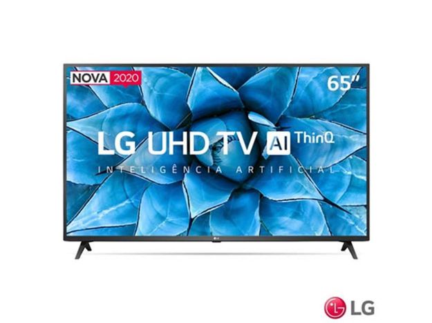 imagem de Tv Lg 65" Led Smart Uhd 4k 3x Hdmi 2x Usb Hdr Wi-Fi Inteligencia Artificial - 65un731c0sc.Bwz