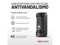 imagem de Video Porteiro Hikvision Ds-Kb8113-Ime1 Vandal (Substituindo Ds-Kb8112-Im)