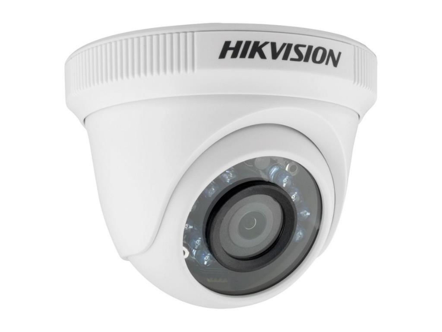 imagem de Camera Hikvision Ds-2ce56c0t-Irpf(2.8mm) Dome Hd-Tvi- Ir Ate 20m - 1.0mega (720p) - Lente 2.8mm