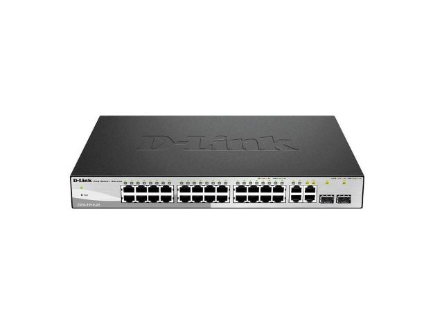 imagem de Switch Smart D-Link 24 Portas 10/100mbps + 2 10/100/1000base-T+ Gigabit - Des-1210-28