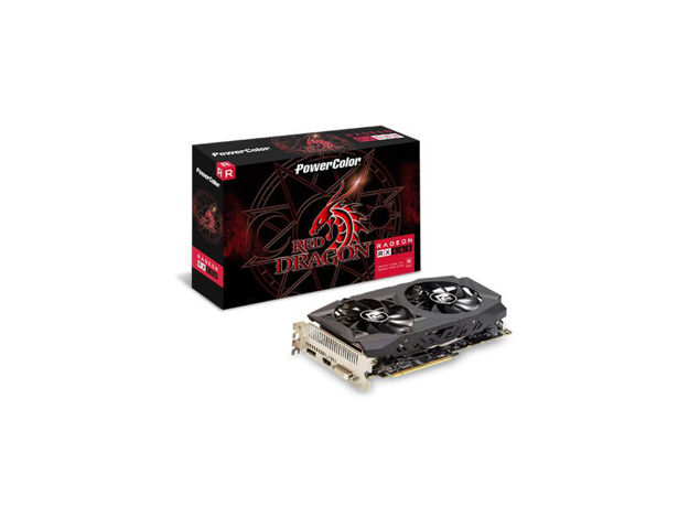 imagem de Placa de Video Power Color Radeon Red Dragon Rx580 8gb Gddr5 - Axrx 580 8gbd5-Dhdv2/Oc