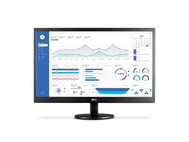 imagem de Monitor Aoc 21,5" Led Full Hd Vga Hdmi Vesa - E2270swhen