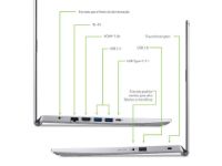 imagem de Notebook Acer A515-54-5526 I5-10210u 4gb 256gb Ssd 15,6" Linux Endless - Nx.Hqmal.00t