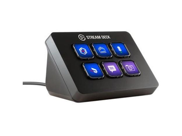 imagem de Stream Deck Corsair Mini Elgato Usb Integrado Preto - 10gai9901