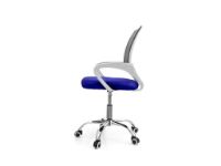 imagem de Cadeira de Escritorio Pctop Home Office Fit Cinza com Azul - 1001