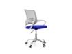 imagem de Cadeira de Escritorio Pctop Home Office Fit Cinza com Azul - 1001
