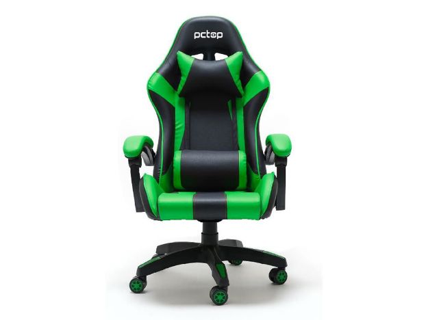 imagem de Cadeira Gamer Pctop Verde Pc6022-Re