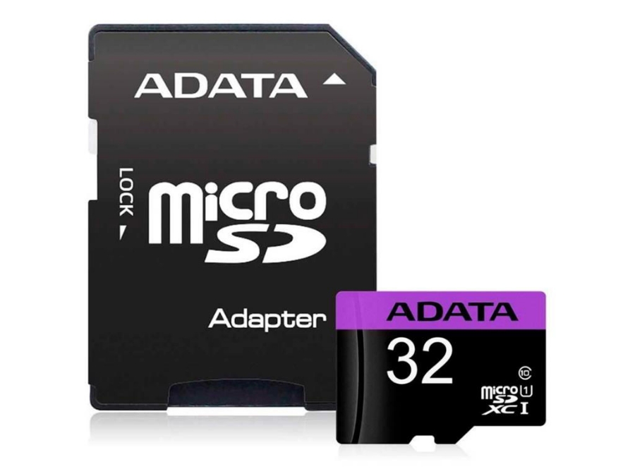 imagem de Cartao de Memoria Adata Micro Sd 32gb Classe 10 + Adpt Sd - Ausdh32guicl10-Ra1