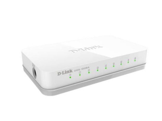imagem de Switch D-Link 8 Portas Gigabit 10/100/1000mbps - Dgs-1008a