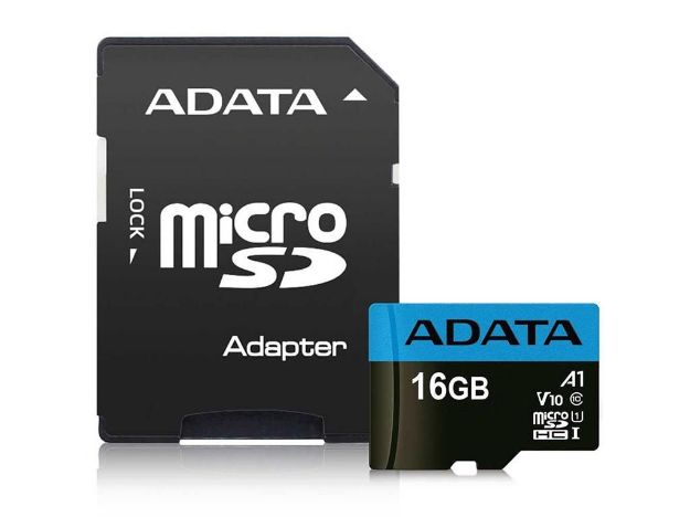 imagem de Cartao de Memoria Adata Micro Sd 16gb Classe 10+ Adpt Sd - Ausdh16guicl10-Ra1