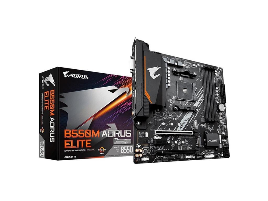 imagem de Placa Mae Gigabyte Amd (Am4) Ddr4 Micro Atx Hdmi Dvi - B550m Aorus Elite Am4