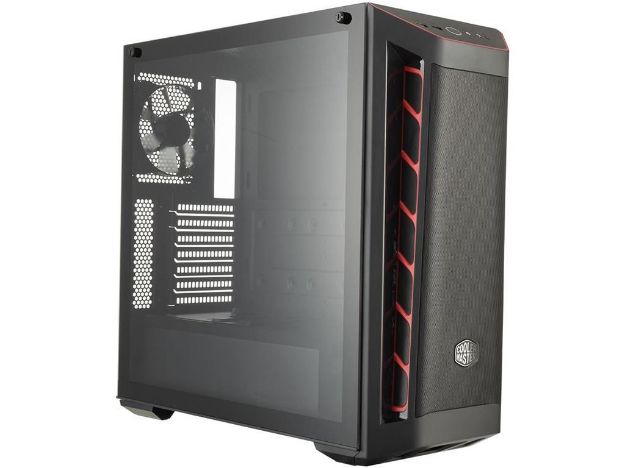 imagem de Gabinete Cooler Master Masterbox Mb511 Tg Vermelho, Atx, Lateral em Vidro Temperado, Psu Cover- Mcb-B511d-Kgnn-S00