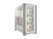 imagem de Gabinete Corsair Icue 4000x Lateral em Vidro Temperado Atx Rgb Branco - Cc-9011205-Ww