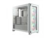imagem de Gabinete Corsair Icue 4000x Lateral em Vidro Temperado Atx Rgb Branco - Cc-9011205-Ww