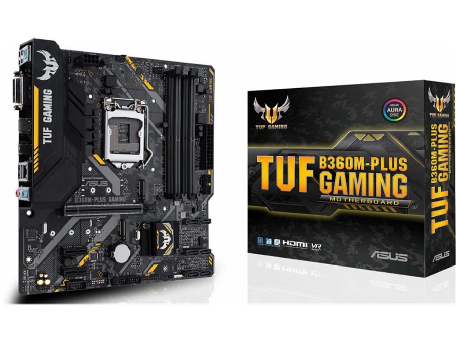 imagem de Placa Mae Asus Intel Lga (1151) Micro Atx Ddr4 8º Ger - Tuf B360m-Plus Gaming/Br