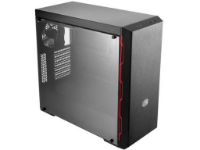 imagem de Gabinete Cooler Master Masterbox Mb600l Vermelho, Atx, Lateral em Acrilico Transparente, Psu Cover - Mcb-B600l-Kann-S00