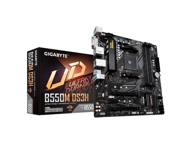 imagem de Placa Mae Gigabyte Amd (Am4) Ddr4 Micro Atx - B550m Ds3h