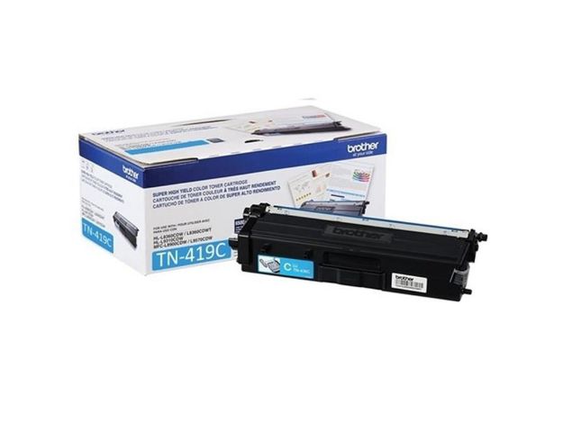 imagem de Toner Brother Tn419cbr Ciano (8360 - 8610 - 8900 - 9570) - Tn419cbr