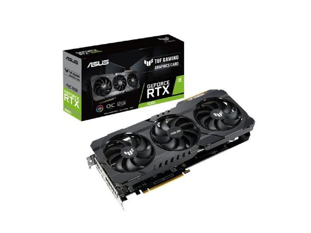 imagem de Placa de Video Asus Geforce Rtx 3060 12gb Gddr6 192 Bits Lhr * - Tuf-Rtx3060-O12g-V2-Gaming