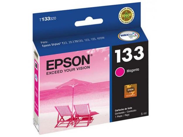 imagem de Cartucho Epson Magenta 5ml - T133320-Br