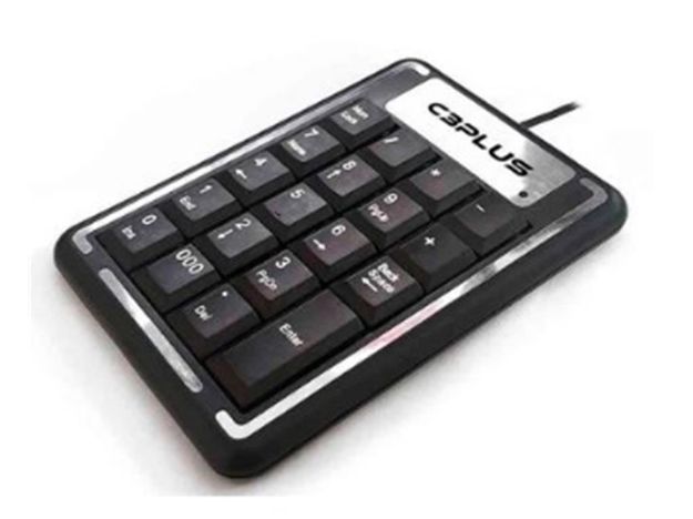imagem de Teclado Numerico C3plus Usb Kn-11bk Preto