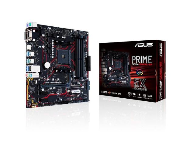 imagem de Placa Mae Asus Amd (Am4) Micro Atx Ddr4 - Prime B450m-Gaming/Br