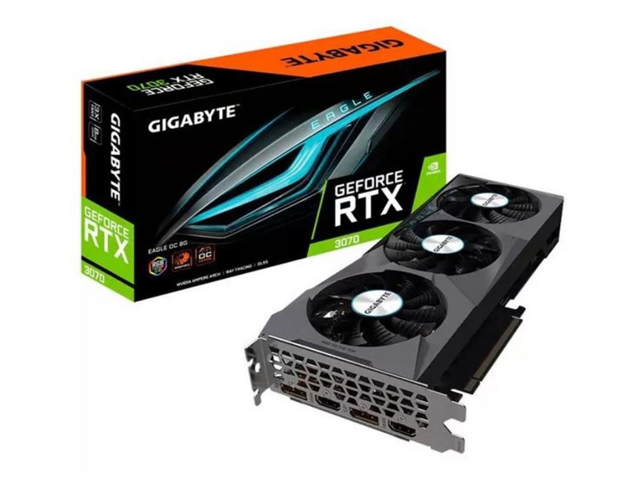imagem de Placa de Video Gigabyte Geforce Rtx 3070 Eagle Oc 8g - Gv-N3070eagle Oc-8gd G20