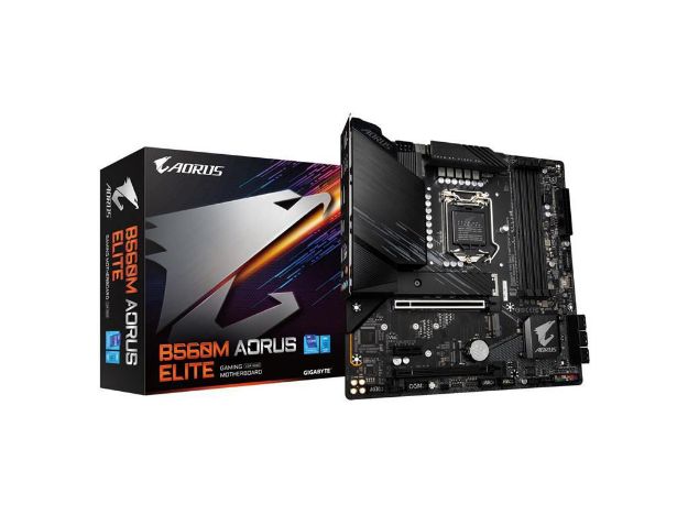 imagem de Placa Mae Gigabyte Intel (1200) Ddr4 Micro Atx - B560m Aorus Elite