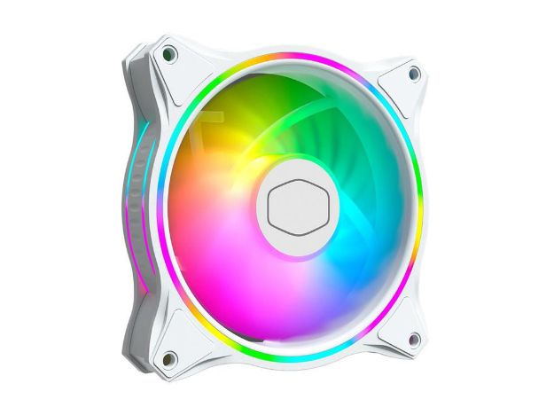 imagem de Kit Cooler P/ Gabinete Cooler Master Masterfan Mf120 Halo 3 em 1 Argb 120mm Branco - Mfl-B2dw-183pa-R1