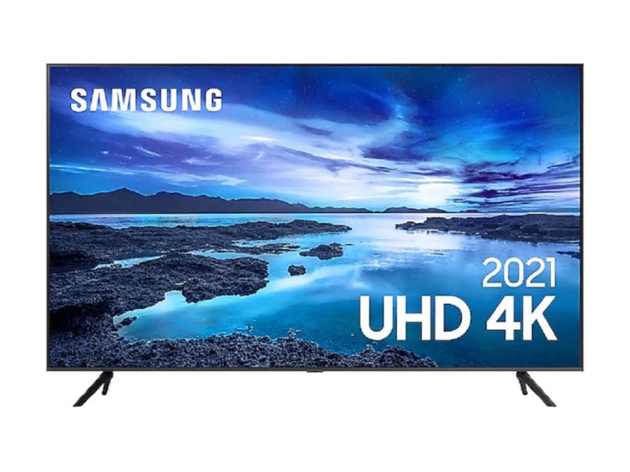 imagem de Tv Samsung 60" Led Smart Tizen Crystal Uhd 4k 3x Hdmi Usb Wifi Hdr - Un60au7700gxzd